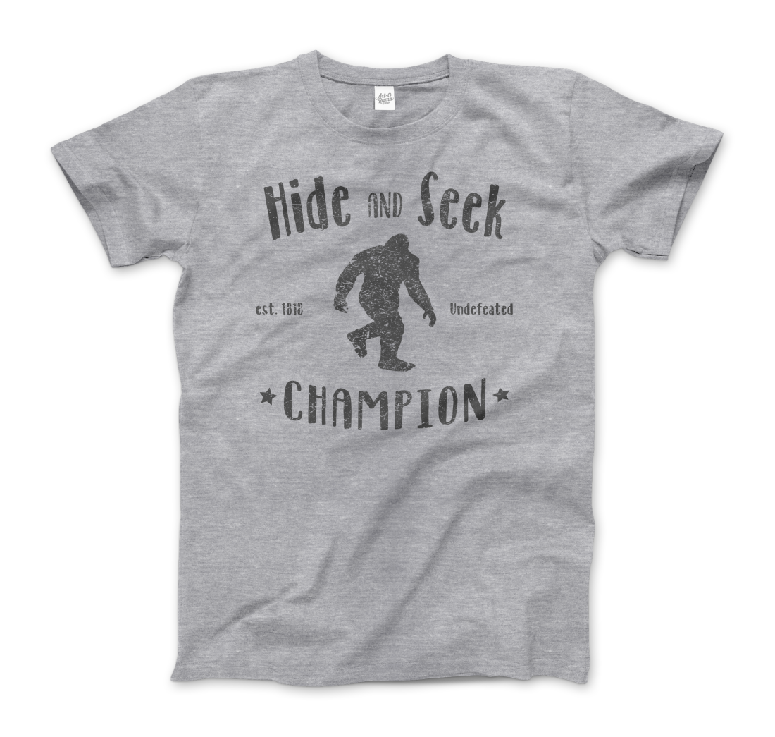 Hide and Seek Champion - Bigfoot T-Shirt-6