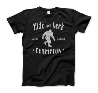 Hide and Seek Champion - Bigfoot T-Shirt-0