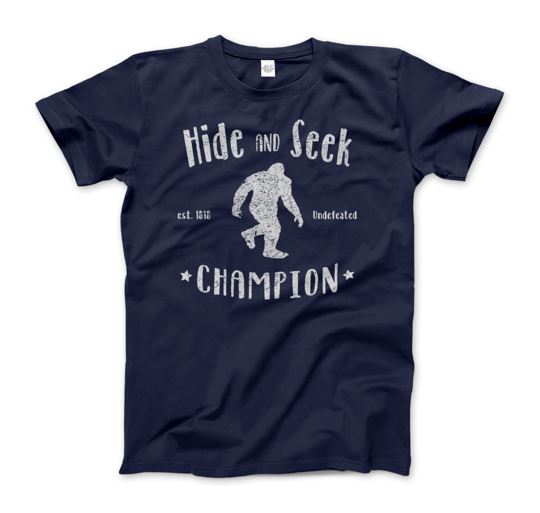 Hide and Seek Champion - Bigfoot T-Shirt-8