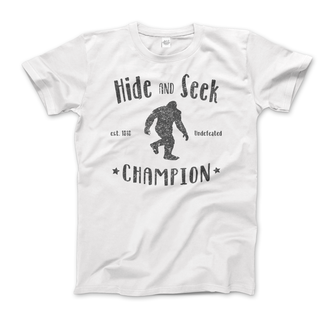 Hide and Seek Champion - Bigfoot T-Shirt-3