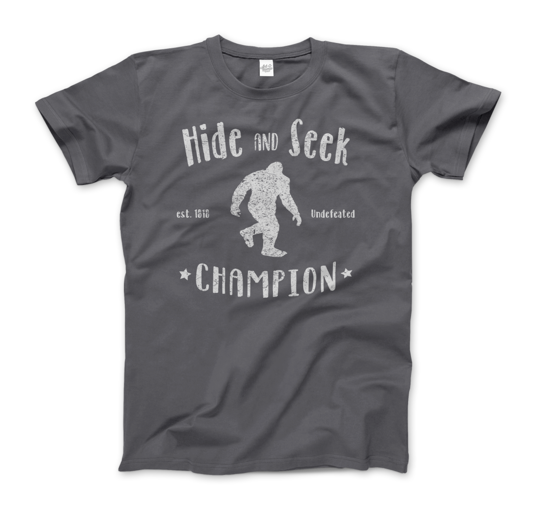 Hide and Seek Champion - Bigfoot T-Shirt-7