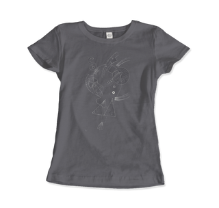 Kandinsky Figure Blanche (White Figure) 1938 Artwork T-Shirt-8