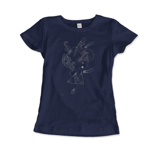 Kandinsky Figure Blanche (White Figure) 1938 Artwork T-Shirt-9