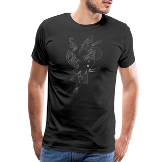 Kandinsky Figure Blanche (White Figure) 1938 Artwork T-Shirt-1