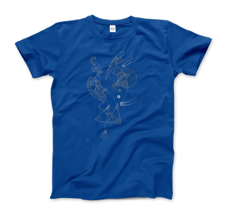Kandinsky Figure Blanche (White Figure) 1938 Artwork T-Shirt-7