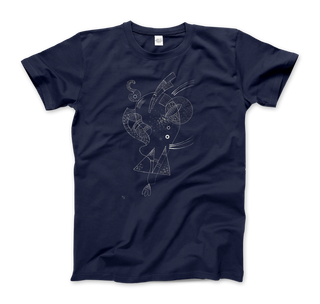 Kandinsky Figure Blanche (White Figure) 1938 Artwork T-Shirt-6