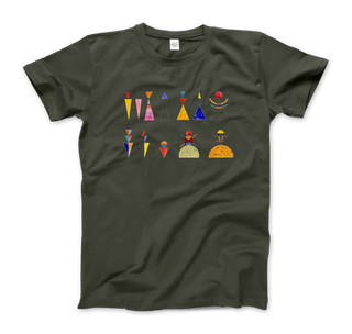 Kandinsky - The Great Gate of Kiev, 1928 Artwork T-Shirt-3
