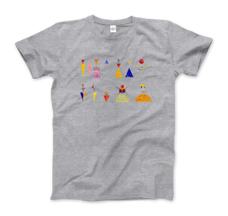 Kandinsky - The Great Gate of Kiev, 1928 Artwork T-Shirt-5