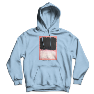 Mark Rothko - Untitled, Pink, Black and White Unisex Hoodie-3