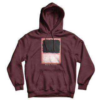 Mark Rothko - Untitled, Pink, Black and White Unisex Hoodie-6