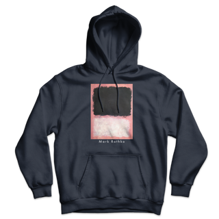 Mark Rothko - Untitled, Pink, Black and White Unisex Hoodie-2