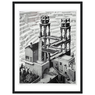 MC Escher Waterfall Art Poster-9