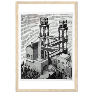MC Escher Waterfall Art Poster-12
