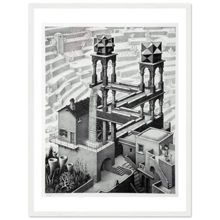 MC Escher Waterfall Art Poster-14