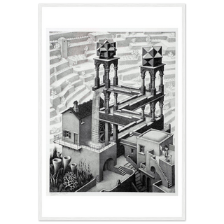 MC Escher Waterfall Art Poster-16