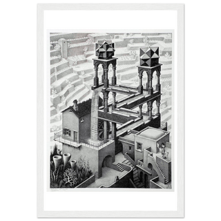 MC Escher Waterfall Art Poster-3