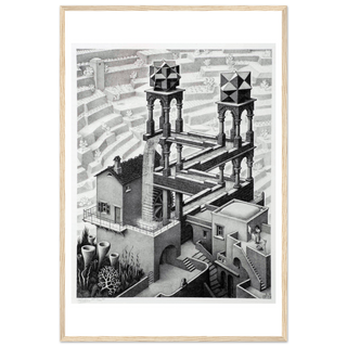 MC Escher Waterfall Art Poster-15