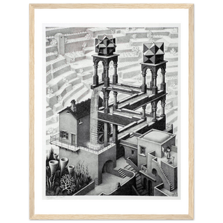 MC Escher Waterfall Art Poster-13