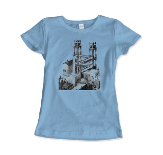 MC Escher Waterfall Illusion T-Shirt-7