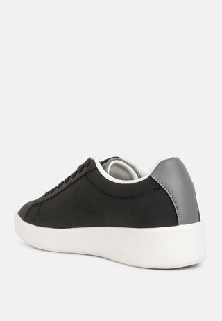 Minky Lace Up Casual Sneakers-2