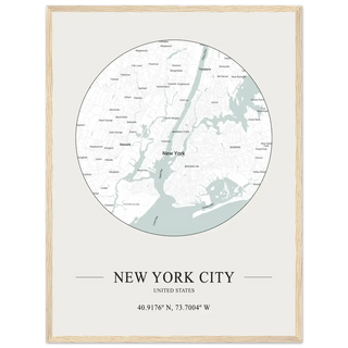 New York City, United States - Minimalist Map Poster-4