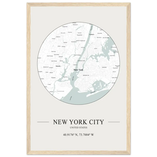 New York City, United States - Minimalist Map Poster-2