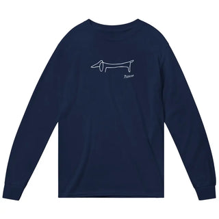 Pablo Picasso Dachshund Dog (Lump) Art Long Sleeve Shirt-4
