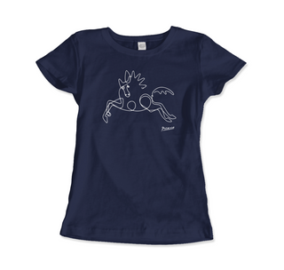 Pablo Picasso Horse Line Art T-Shirt-10