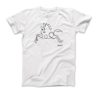 Pablo Picasso Horse Line Art T-Shirt-0