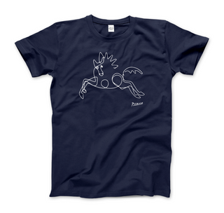 Pablo Picasso Horse Line Art T-Shirt-7