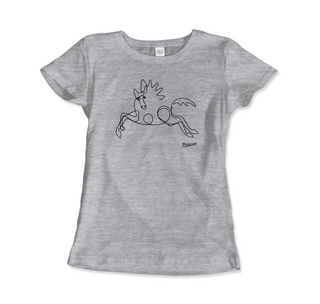 Pablo Picasso Horse Line Art T-Shirt-8