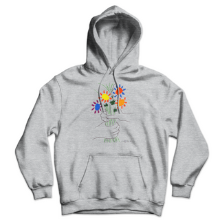 Picasso Bouquet of Peace 1958 Artwork Unisex Hoodie-1
