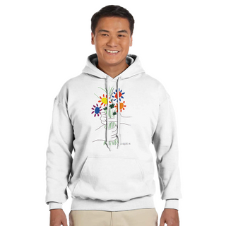 Picasso Bouquet of Peace 1958 Artwork Unisex Hoodie-4