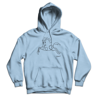 Picasso Horse Line Art Unisex Hoodie-4
