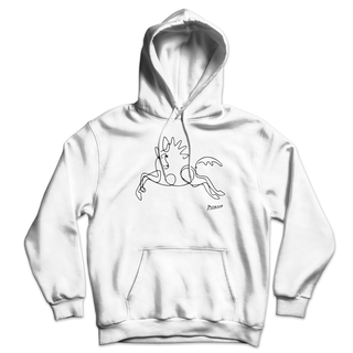 Picasso Horse Line Art Unisex Hoodie-0