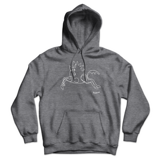 Picasso Horse Line Art Unisex Hoodie-1