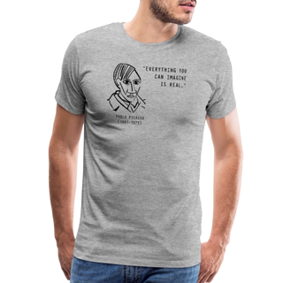 Picasso Self-Portrait T-Shirt – 'Everything You Can Imagine Is Real'-1