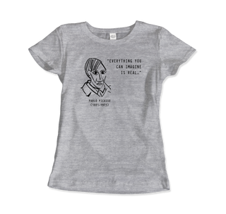 Picasso Self-Portrait T-Shirt – 'Everything You Can Imagine Is Real'-2