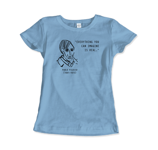 Picasso Self-Portrait T-Shirt – 'Everything You Can Imagine Is Real'-7