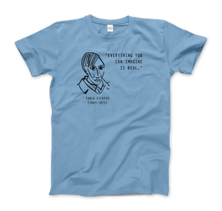 Picasso Self-Portrait T-Shirt – 'Everything You Can Imagine Is Real'-5