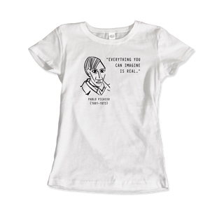 Picasso Self-Portrait T-Shirt – 'Everything You Can Imagine Is Real'-6