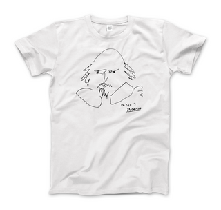 Picasso - William Shakespeare Portrait 1964 Art T-Shirt-0