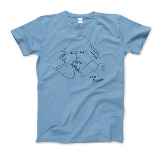 Picasso - William Shakespeare Portrait 1964 Art T-Shirt-5