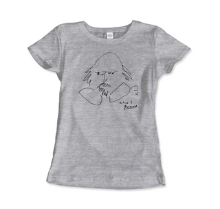 Picasso - William Shakespeare Portrait 1964 Art T-Shirt-4