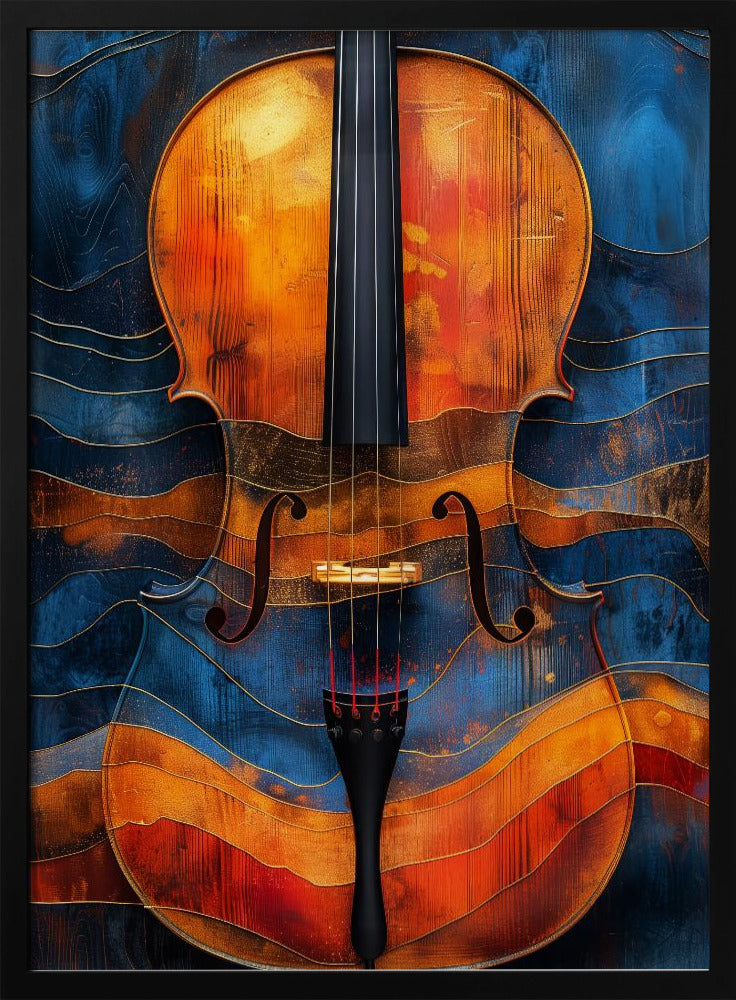 Music Violin 6- -Music Poster Canvas Print-3