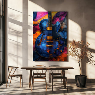 Music Guitar 5 Canvas Print-3