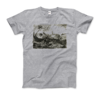 Pollock - Haymaking 1947 Artwork T-Shirt-5