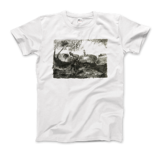 Pollock - Haymaking 1947 Artwork T-Shirt-0