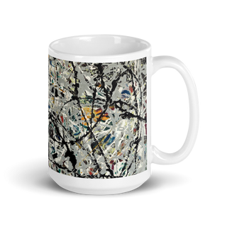 Pollock - Watery Paths 1947 Artwork Mug-5