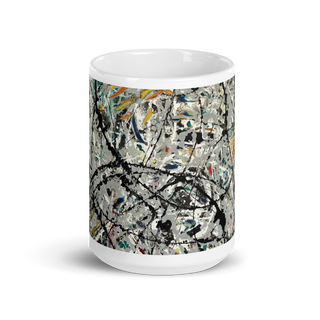Pollock - Watery Paths 1947 Artwork Mug-4